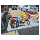 oil, jumpers, auto, tools