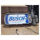 Busch Sign - glass broke