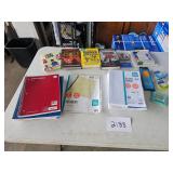 books, tablets, paper refills