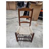 vintage ladder back chair