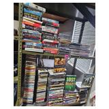 audio books, cassettes, dvd, cd