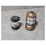 2 bttery lanterns