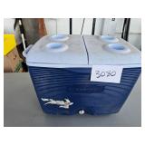 cooler with empty jewelry boxes