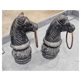 cast iron horse heads