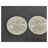 (2) SILVER 2024 Silver Standing Liberty Dollars