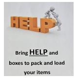 bring help to load items