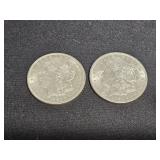 (2) 1921 SILVER DOLLAR