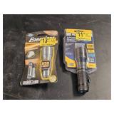 2 flashlights