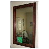 vintage rectangular wall mirror