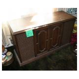 vintage Sears Silvertone stereo console