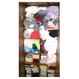 Blankets, towels, shoes