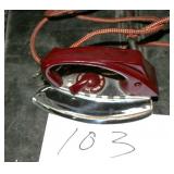 vintage Zoeller mini travel iron,