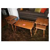 Coffee Table, 2 End Tables