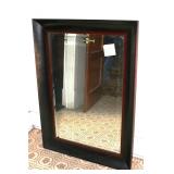 wood frame mirror