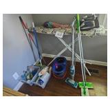 cleaning items - irons, iron board