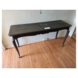 hall table - some damage on top