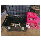 toolbox & some tools - no latch on box