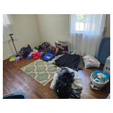 pile & bin in corner