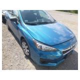 2018 SUBARU IMPREZA NO RUN COLD A/C- REBUILT TITLE