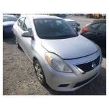 2014 NISSAN VERSA COLD A/C