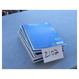 10 - single subject note books - school or work