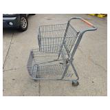 small grocery cart - one wheel damaged