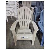 beige patio - deck chair