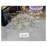 gold colored rimmed glasses