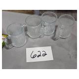 Vintage Gibson Royal Crest Glass Mug