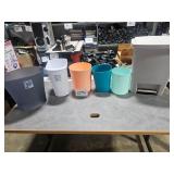 small trash cans