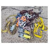 pile of straps