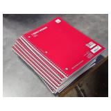 10 one subject note books