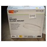 20" round LED light