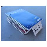 10 - single subject note books - school or work