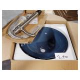 16" counter basin & faucet