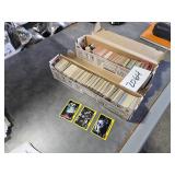 variety of trading cards