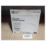 12' square LED light