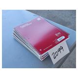 10 - single subject note books - school or work