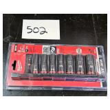 Milwaukee 8pc metric 3/8 drive impact socket set