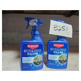 2 spray bottles weed killer