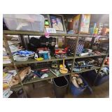 shelves full of flea market items - see all pics