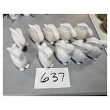porcelain rabbits