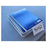 10 - single subject note books - school or work