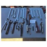 wrenches, air ratchet, pipe wrenches, pliers