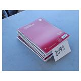 10 - single subject note books - school or work