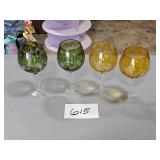 decorative wine glasses