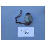 antique lock - no key