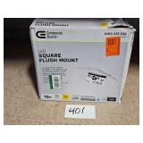 12' square LED light