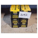 6 boxes 50 per box face masks
