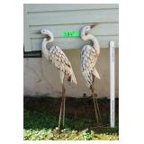 Coastal Heron Garden Sculpture (2)